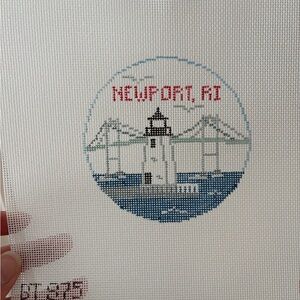 Lighthouse Needlepoint Canvas - Newport, RI
